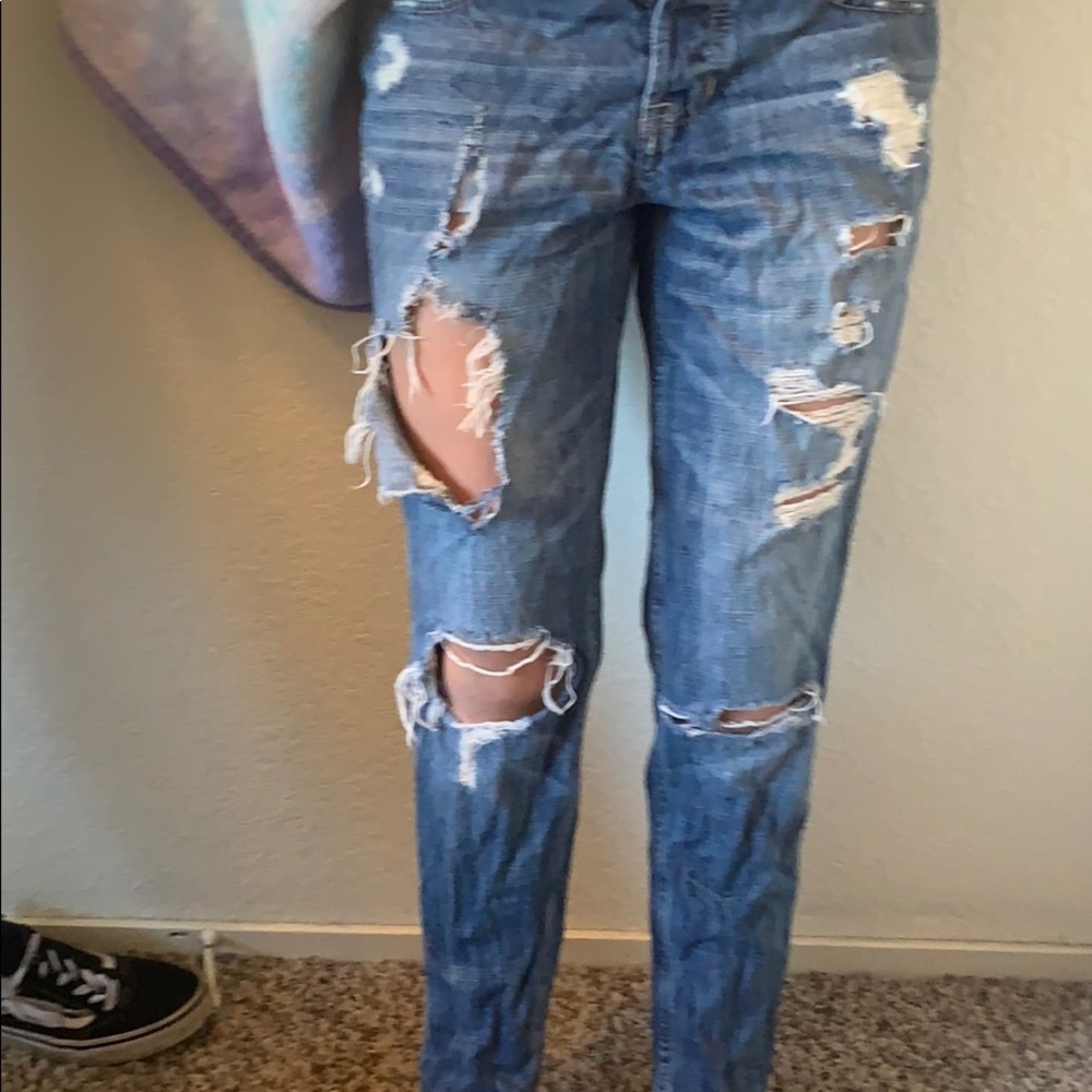 Hollister ripped jeans